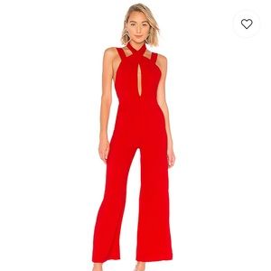 Red Jumpsuit from Revolve